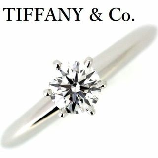 ティファニー(Tiffany & Co.)のティファニー ソリティア 0.54ct ダイヤモンド リング G-VS1-3EX Pt950(リング(指輪))