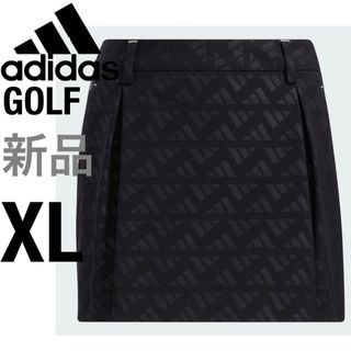 アディダス(adidas)の黒 アディダス ゴルフウエア トレーニングスカート キュロット スコート パンツ(ウエア)