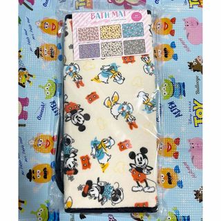 ディズニー(Disney)のディズニー ふわふわ バスマット 足元マット ミッキー ミニー(バスマット)