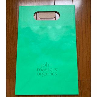 ジョンマスターオーガニック(John Masters Organics)のジョンマスターオーガニック  ショッパー 手提げ袋 ショップ袋 紙袋 緑(ショップ袋)