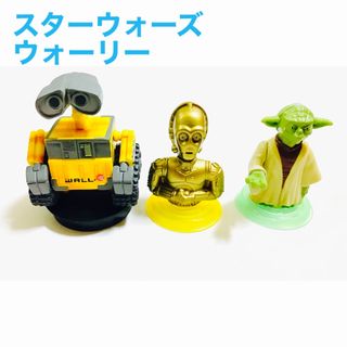 スターウォーズとウォーリーの置物セット　３体の体の一部が動かせます(SF/ファンタジー/ホラー)