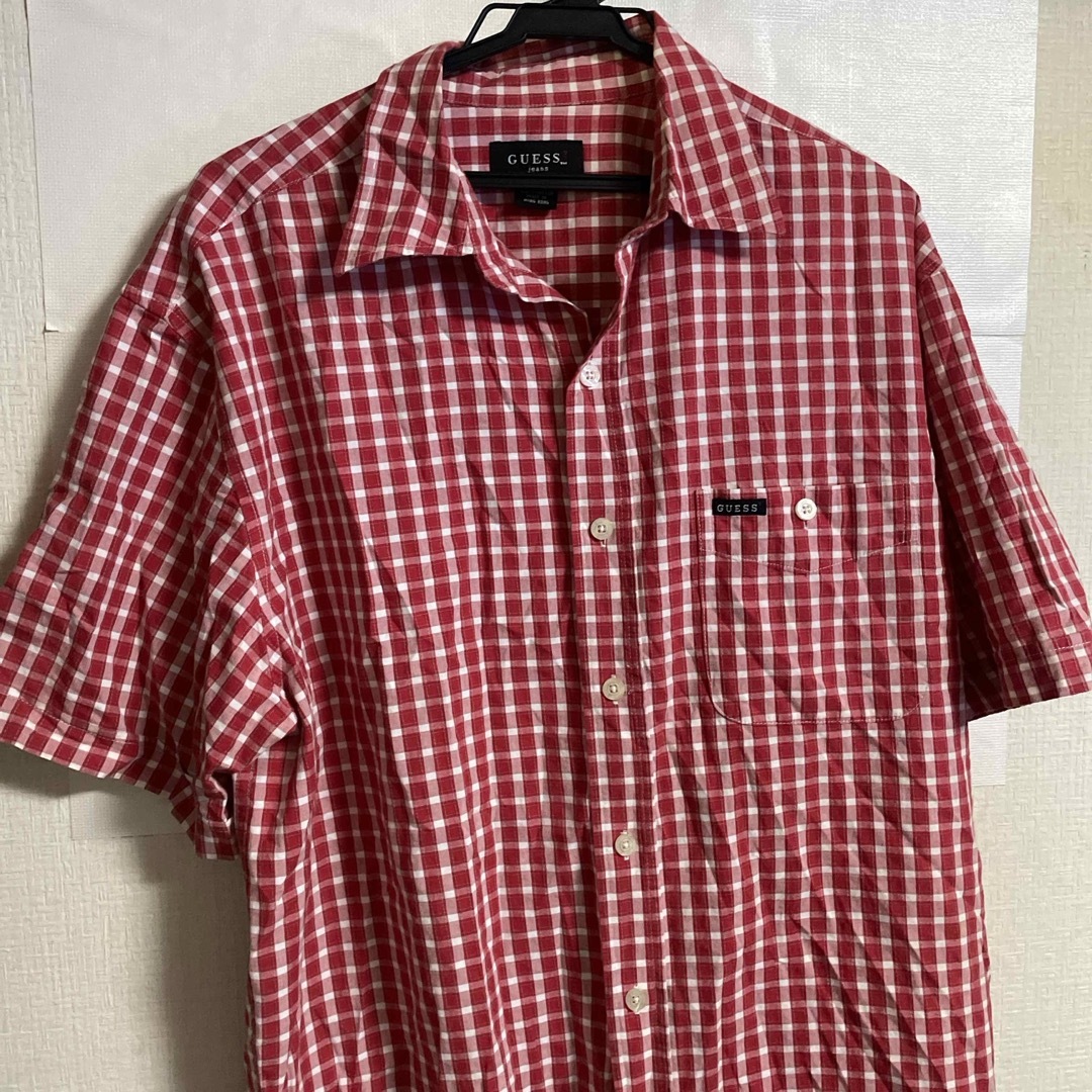 GUESS(ゲス)のGUESSゲスオープンシャツ メンズのトップス(Tシャツ/カットソー(半袖/袖なし))の商品写真