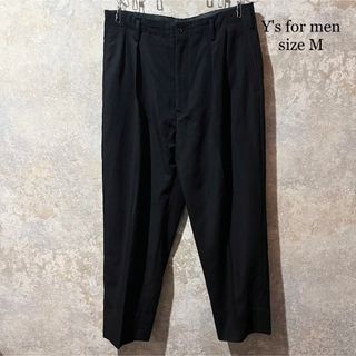 ヨウジヤマモト(Yohji Yamamoto)のY's for men ワイズフォーメン タックパンツ ワイドスラックス(スラックス)