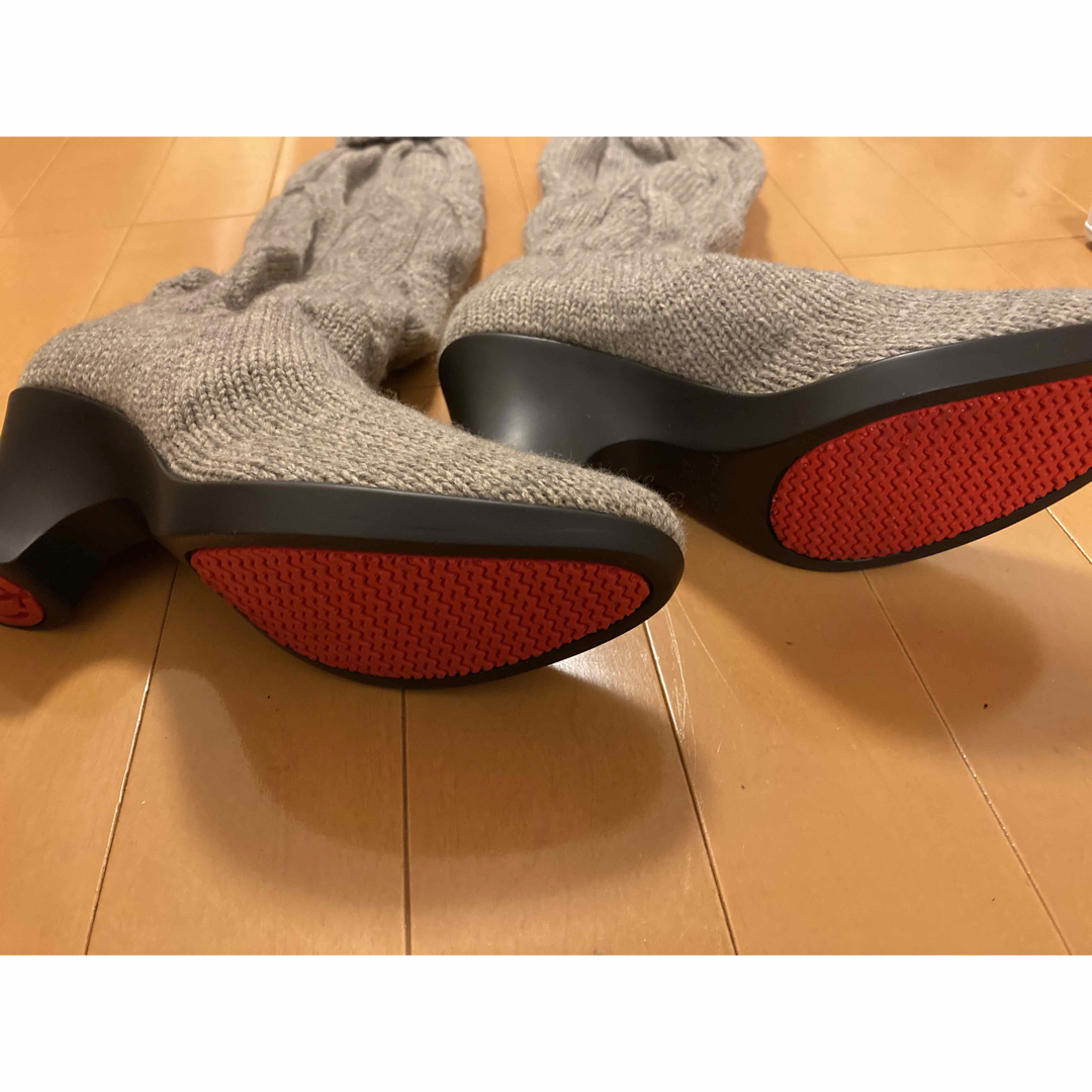 KEiKA(ケイカ)のケイカ　ルーズソックス　ニット　ロングブーツ レディースの靴/シューズ(ブーツ)の商品写真