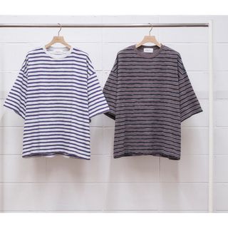 アンユーズド(UNUSED)のUNUSED ボーダーTシャツ US2021 2021ss(Tシャツ/カットソー(半袖/袖なし))