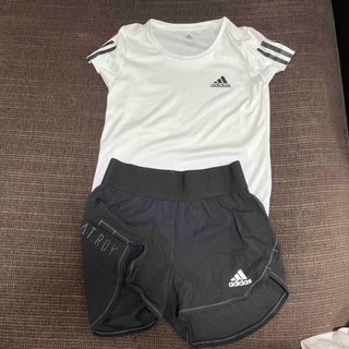 アディダス(adidas)のadidas トレーニング  Tシャツ パンツ セット(Tシャツ/カットソー)