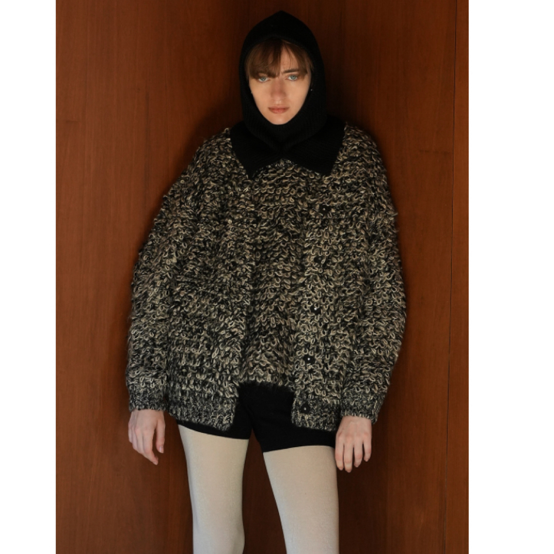 CLANE(クラネ)のCLANE MIX LOOP MOHAIR KNIT CARDIGAN レディースのトップス(カーディガン)の商品写真