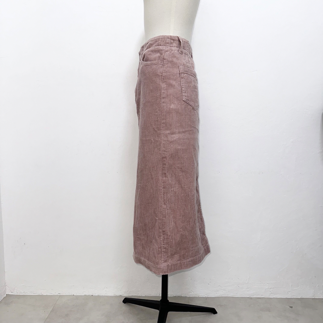 LOWRYS FARM(ローリーズファーム)の【LOWRYS FARM】M コーデュロイスカート タイトスカート ピンク レディースのスカート(ロングスカート)の商品写真