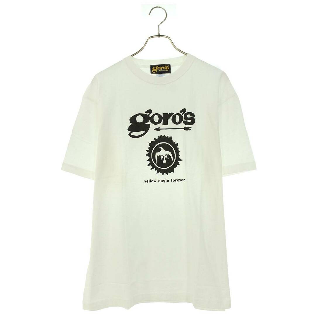 goro's - ゴローズ 新型 yellow eagle forever プリントTシャツ メンズ