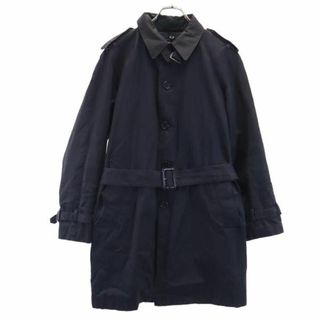 ポールスミス(Paul Smith)のポールスミス ライナー付き ステンカラーコート L ネイビー Paul Smith 日本製 メンズ 古着 【231126】(ステンカラーコート)