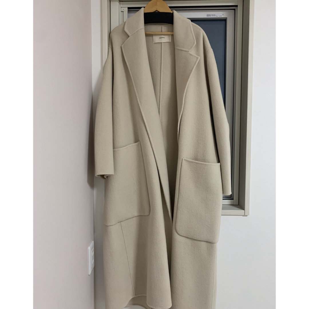 TODAYFUL(トゥデイフル)の2022AW TODAYFUL Coat エクリュ36 みい様専用⭐︎ レディースのジャケット/アウター(ロングコート)の商品写真