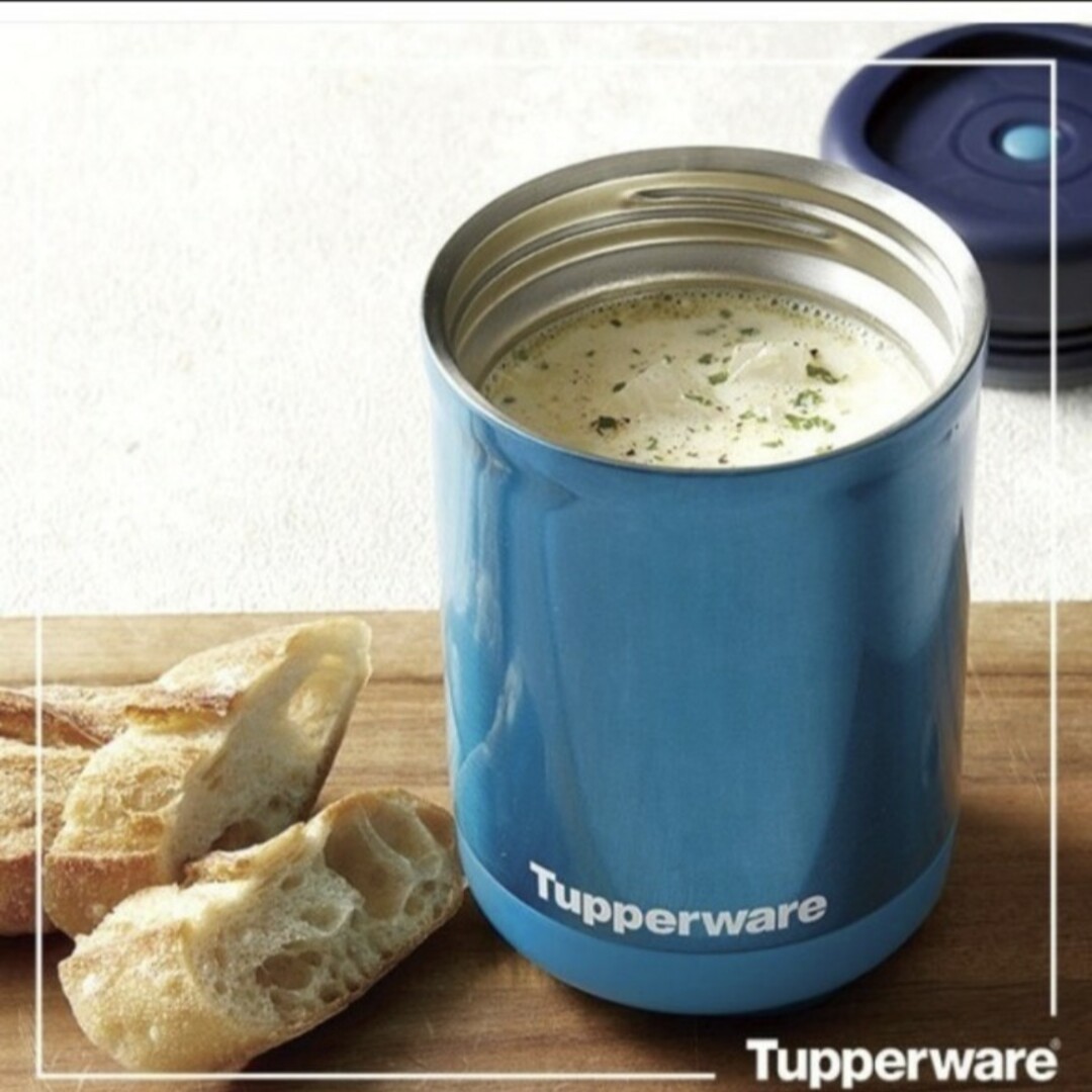 TupperwareBrands(タッパーウェア)の【SALE！！】Tupperwareスタッカブルサーモ、２個セット インテリア/住まい/日用品のキッチン/食器(弁当用品)の商品写真