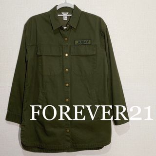 FOREVER 21 - FOREVER21 フォーエバー21 カーキ ミリタリージャケット