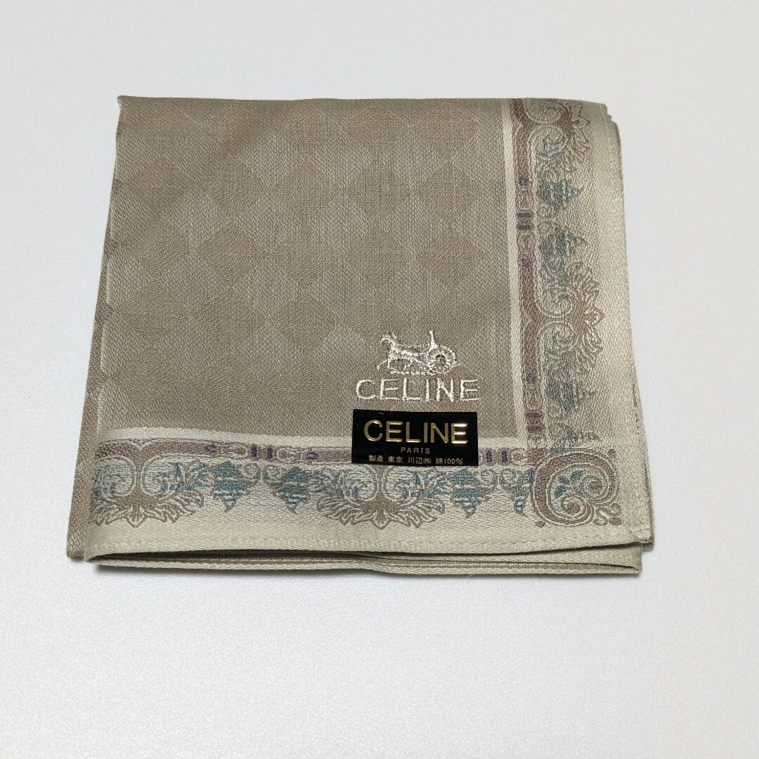 celine(セリーヌ)のCELINE ハンカチ 新品 メンズのファッション小物(ハンカチ/ポケットチーフ)の商品写真