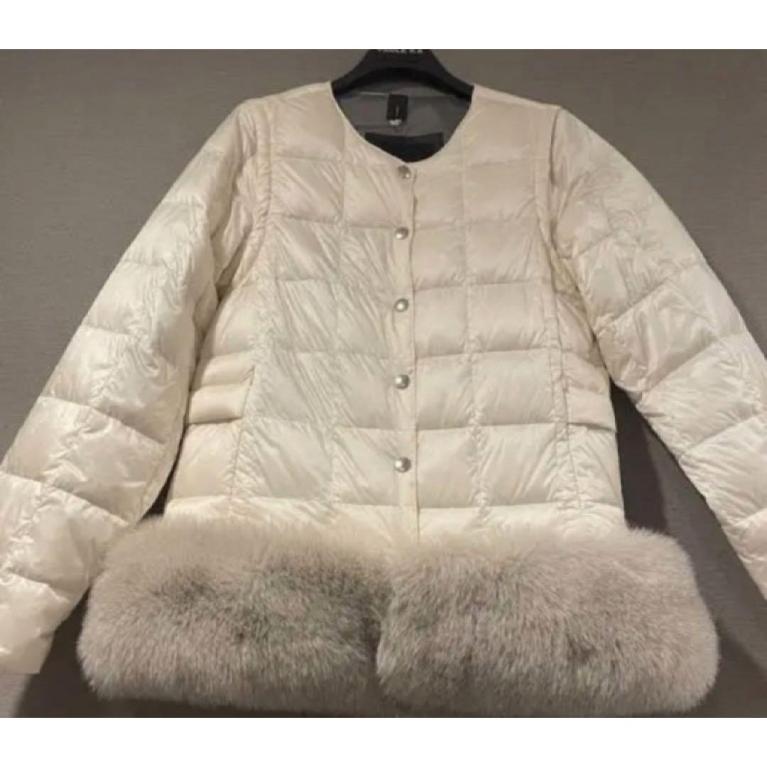 TAION - 美品❣️EXTRA裾ファー付きダウンTAION EXTRAの通販 by TAION - 美品❣️EXTRA裾ファー付きダウンTAION EXTRAの通販 by