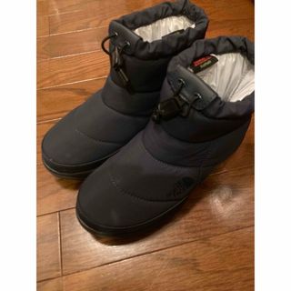 ザノースフェイス(THE NORTH FACE)のSS値下 ノースフェイス 24 23ヌプシ ウォータープルーフ ブーティー 紺色(ブーツ)