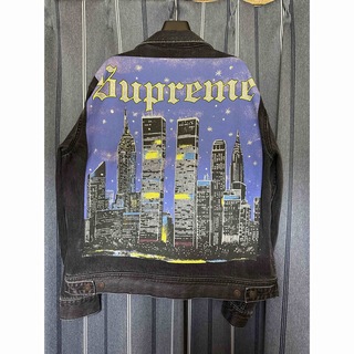 シュプリーム(Supreme)のSupreme New York Painted Trucker Jacket(Gジャン/デニムジャケット)