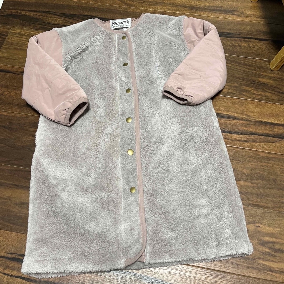 MAKE YOUR DAY(メイクユアデイ)のMake your day 130 キッズ/ベビー/マタニティのキッズ服女の子用(90cm~)(コート)の商品写真