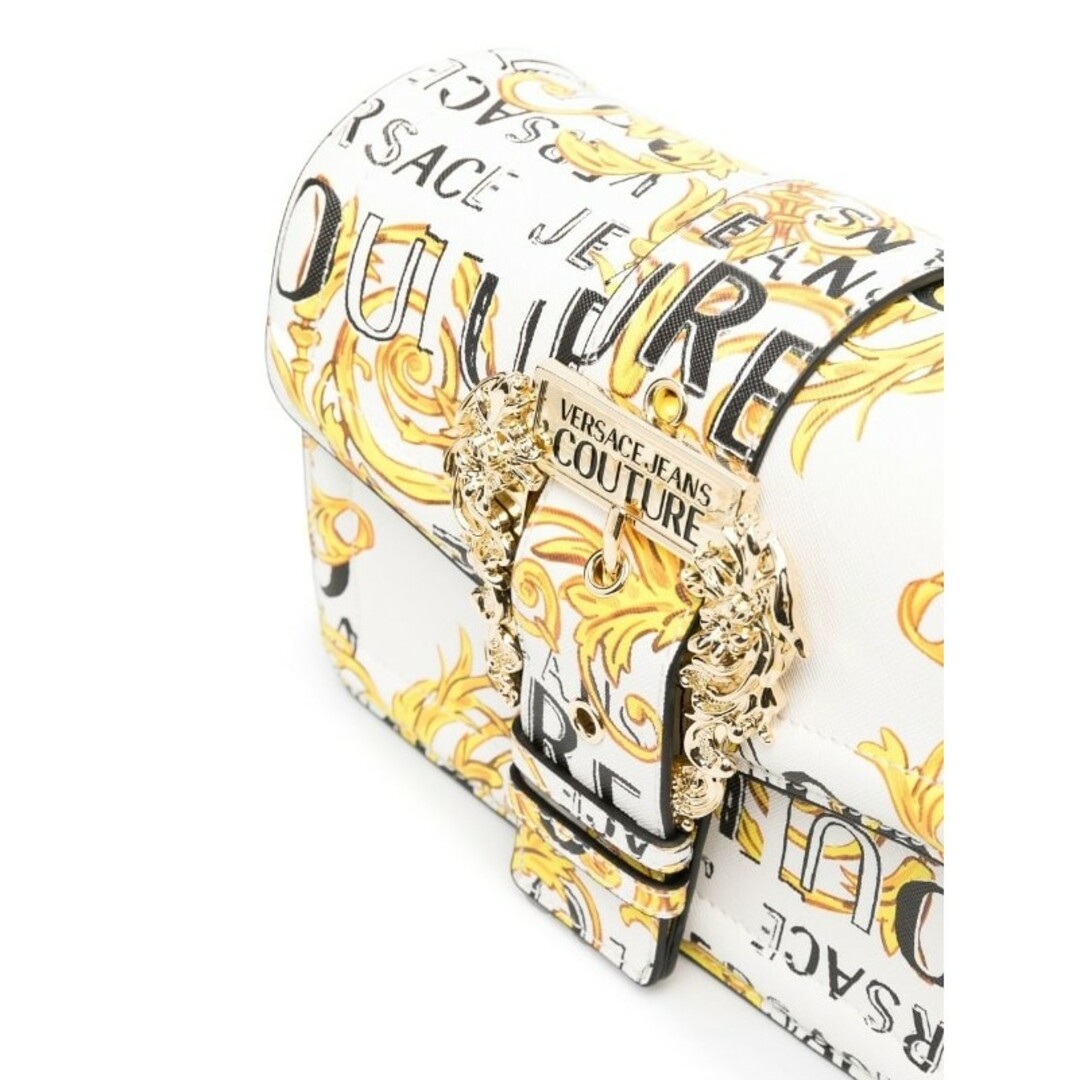 VERSACE JEANS COUTURE ショルダーバッグ ホワイト バロック VERSACE JEANS COUTURE ショルダーバッグ ホワイト バロック