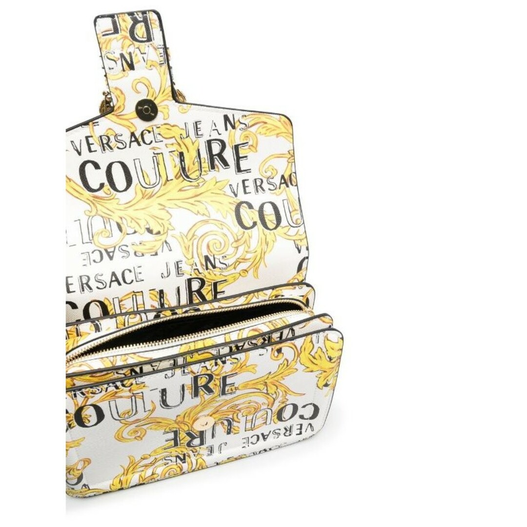 VERSACE JEANS COUTURE ショルダーバッグ ホワイト バロック VERSACE JEANS COUTURE ショルダーバッグ ホワイト バロック