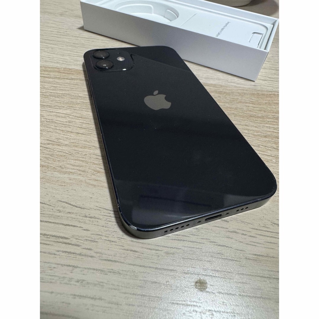 Apple(アップル)のIphone12 128gb black スマホ/家電/カメラのスマートフォン/携帯電話(スマートフォン本体)の商品写真