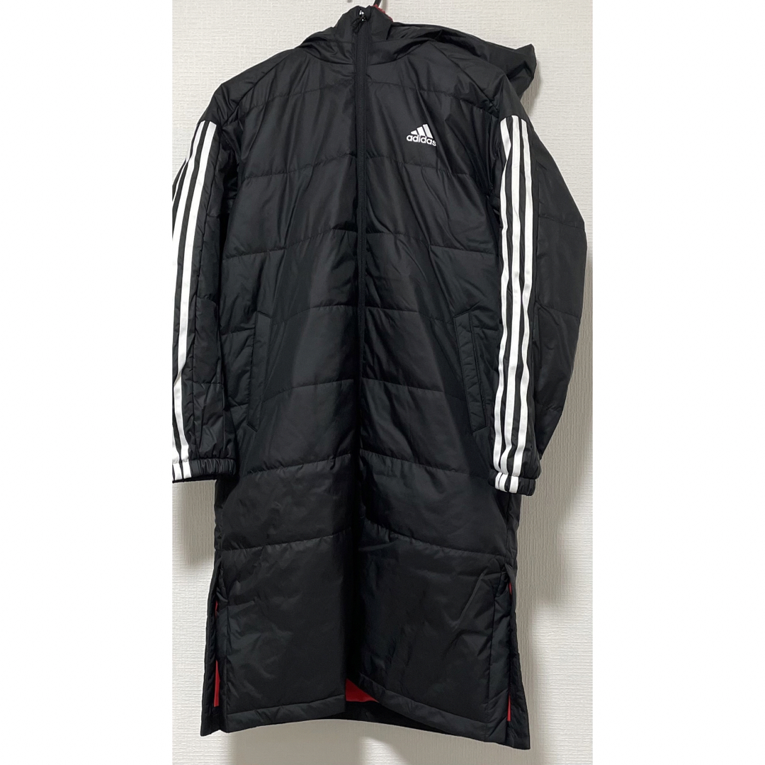 adidas(アディダス)のadidas　アディダス　BOA ロングコート ベンチコート ジュニア 160 キッズ/ベビー/マタニティのキッズ服男の子用(90cm~)(コート)の商品写真