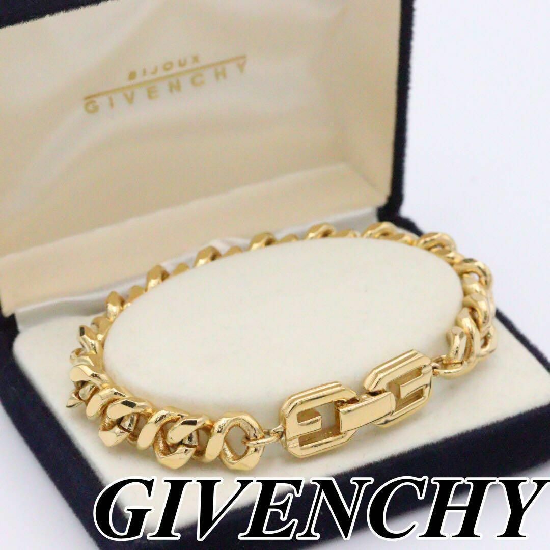 ネット用語、 【美品】GIVENCHY（ジバンシー）ゴールド ブレスレット