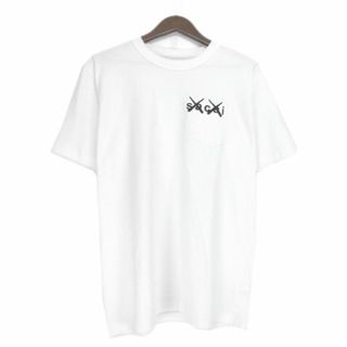 sacai サカイ Tシャツ・カットソー 2(M位) 白x黒