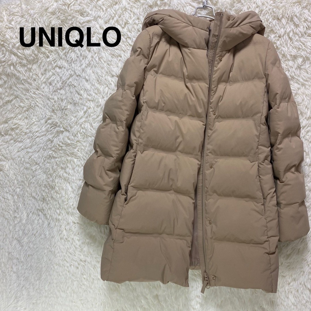 美品 ユニクロ UNIQLO シームレスダウン ライトグレー Lサイズ使用回数