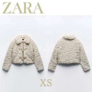 ZARA  ザラ　クロップドフェイクファージャケット