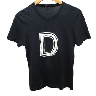 ディオールオム(DIOR HOMME)のディオールオム Dロゴ Tシャツ カットソー イタリア製 半袖 黒 S STK(Tシャツ/カットソー(半袖/袖なし))