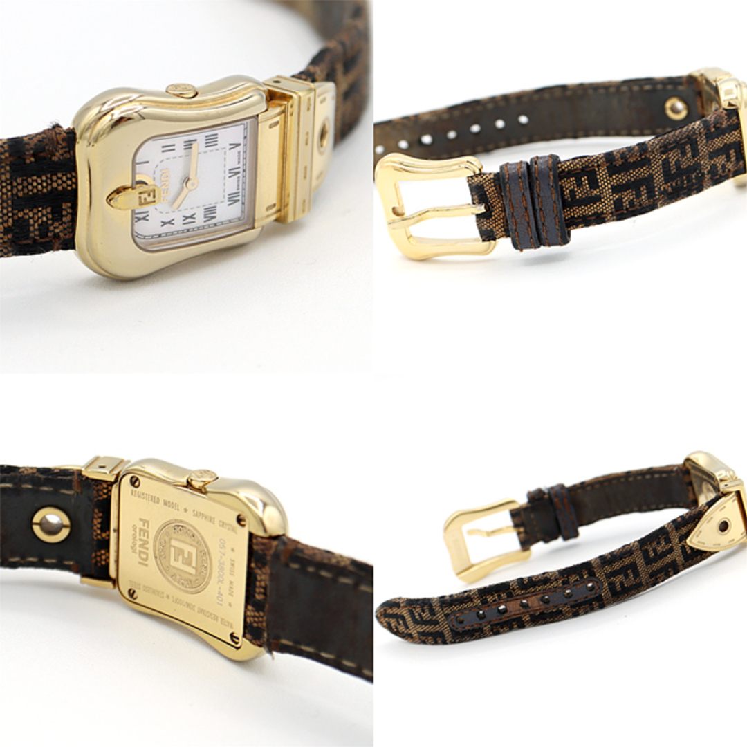 FENDI - 電池交換済 FENDI フェンディ ビーフェンディ 057-3800L FENDI - 電池交換済 FENDI フェンディ ビーフェンディ 057-3800L
