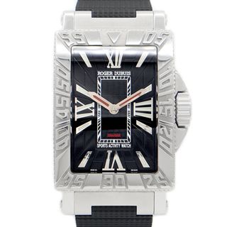 ロジェデュブイ(ROGER DUBUIS)のROGER DUBUIS ロジェデュブイ シーモア 34mm 世界888本限定 MS34.21.9.9.53 300m防水 裏スケ 黒 ブラック SS ステンレス 純正ベルト 純正尾錠 メンズ 自動巻き 【6ヶ月保証】【腕時計】【中古】(腕時計(アナログ))