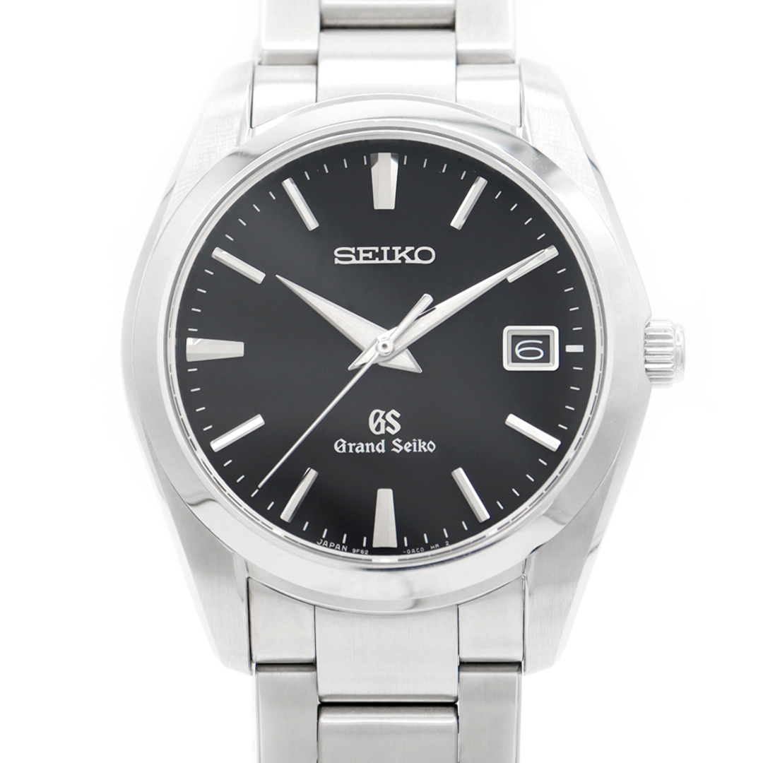 Grand Seiko(グランドセイコー)の電池交換済 SEIKO セイコー グランドセイコー GS 9F62-0AB0 SBGX061 100m防水 デイト 黒 ブラック SS ステンレス メンズ クォーツ【6ヶ月保証】【腕時計】【中古】 メンズの時計(腕時計(アナログ))の商品写真