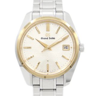 グランドセイコー(Grand Seiko)の電池交換済 SEIKO セイコー グランドセイコー GS ヘリテージコレクション 9F82-0AJ0 SBGV238 キャリバー9F 25周年記念限定600本 100m防水 デイト 裏スケ シルバー YG SS ステンレス メンズ クォーツ【6ヶ月保証】【腕時計】【中古】(腕時計(アナログ))