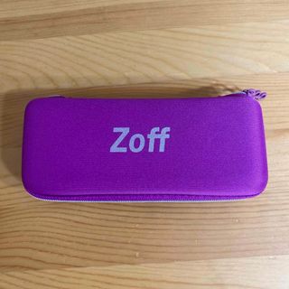 ゾフ(Zoff)の【新品】Zoff  ゾフ　メガネケース　メガネ拭き　セット　パープル(サングラス/メガネ)