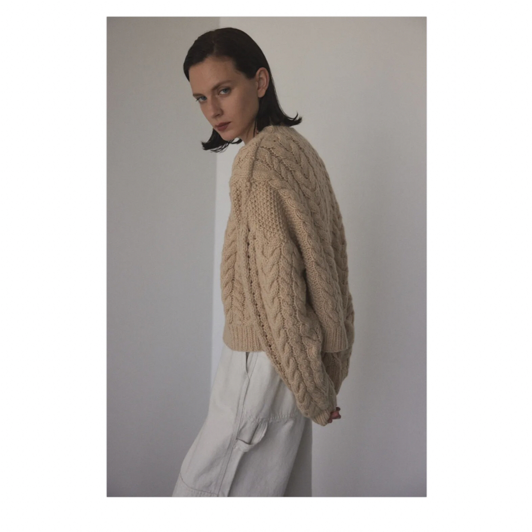 【美品】人気完売 TODAYFUL Uneck Hand Knit リネンニット