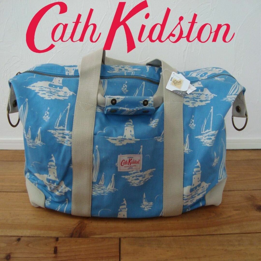 Cath Kidston(キャスキッドソン)の【新品】 キャスキッドソン ラゲッジバッグ モノボートブルー レディースのバッグ(ボストンバッグ)の商品写真