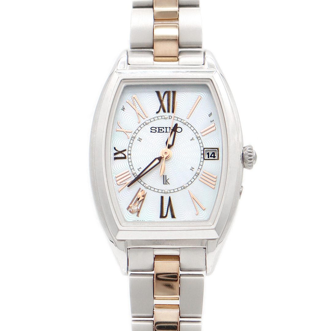 SEIKO セイコー ルキア 1B32-0AJ0 SSQW051 デイト 白 ホワイト SEIKO セイコー ルキア 1B32-0AJ0 SSQW051 デイト 白 ホワイト