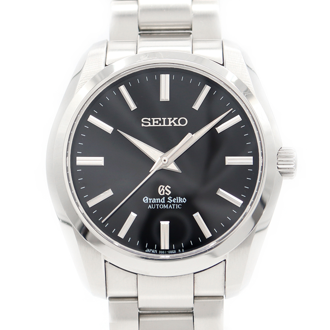 Grand Seiko(グランドセイコー)の内部点検済 SEIKO セイコー GS グランドセイコー メカニカル 9S61-00B0 SBGR101 100m防水 裏スケ 黒 ブラック SS ステンレス メンズ 自動巻き【6ヶ月保証】【腕時計】【中古】 メンズの時計(腕時計(アナログ))の商品写真