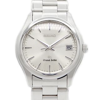 グランドセイコー(Grand Seiko)の電池交換済 SEIKO セイコー グランドセイコー GS 9F62-0A10 SBGX005 デイト シルバー SS ステンレス メンズ クォーツ【6ヶ月保証】【腕時計】【中古】(腕時計(アナログ))