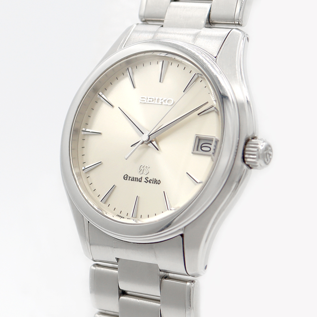 SEIKO(セイコー)の電池交換済 SEIKO セイコー Grand Seiko GS グランドセイコー 9F62-0A10 SBGX005 デイト 100m防水 シルバー SS ステンレス メンズ クォーツ【6ヶ月保証】【腕時計】【中古】 メンズの時計(腕時計(アナログ))の商品写真