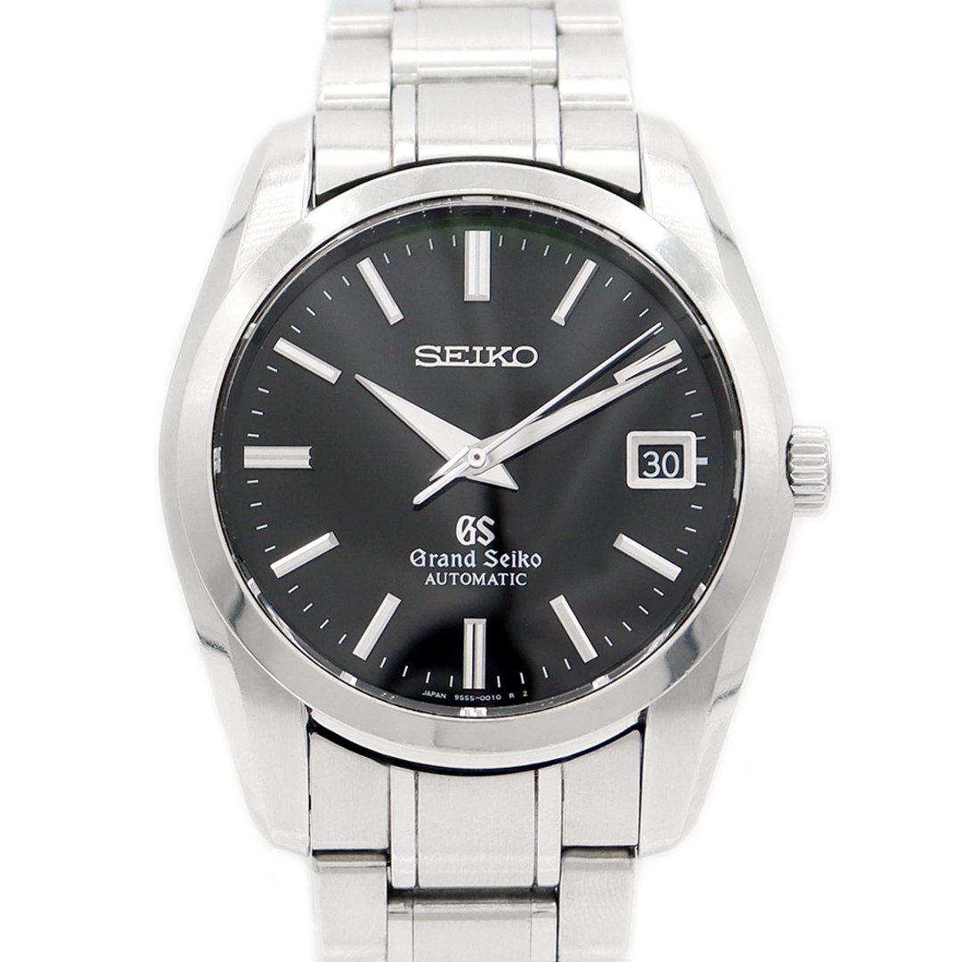 Grand Seiko(グランドセイコー)の内部点検済 SEIKO セイコー グランドセイコー GS メカニカル SBGR023 9S55-0010 100m防水 デイト 黒 ブラック SS ステンレス メンズ 自動巻き【6ヶ月保証】【腕時計】【中古】 メンズの時計(腕時計(アナログ))の商品写真