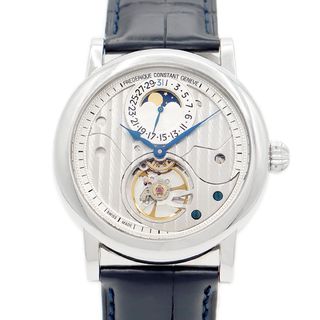 フレデリックコンスタント(FREDERIQUE CONSTANT)のFREDERIQUE CONSTANT フレデリックコンスタント マニュファクチュール ハートビート 世界限定188本 915CDG4H6 FC915X4H6 ムーンフェイズ シルバー SS ステンレス 純性ベルト 純正尾錠付き メンズ 手巻き【6ヶ月保証】【腕時計】【中古】(腕時計(アナログ))