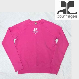 【Courreges】クレージュ スウェット M ビッグロゴ ヴィンテージ 美品