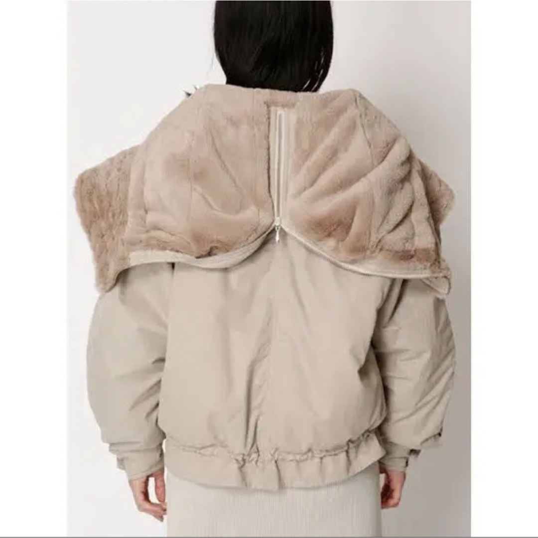SNIDEL(スナイデル)のsnidel スナイデル デザイン ma-1 モッズ コート カーキ レディースのジャケット/アウター(モッズコート)の商品写真
