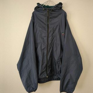 ヘリーハンセン(HELLY HANSEN)の★ヘリーハンセン H/H ナイロンジャケット 90s ネイビー 薄手★(ナイロンジャケット)