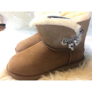 アグ(UGG)のクリスタルピンムートンブーツオーストラリアUGG(ブーツ)