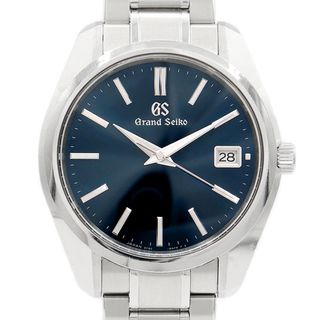 セイコー(SEIKO)の電池交換済 SEIKO セイコー Grand Seiko グランドセイコー GS ヘリテージコレクション 9F82-0AA0 SBGV23 25周年記念限定 マスターショップモデル デイト 青 ブルー SS ステンレス メンズ クォーツ【6ヶ月保証】【腕時計】【中古】(腕時計(アナログ))