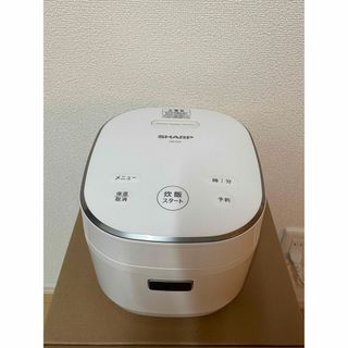 シャープ(SHARP)のSHARP シャープ　炊飯器　KS-LC5-W(炊飯器)